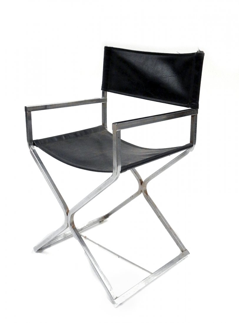 Chrome and Leather Chair (1 of 4)