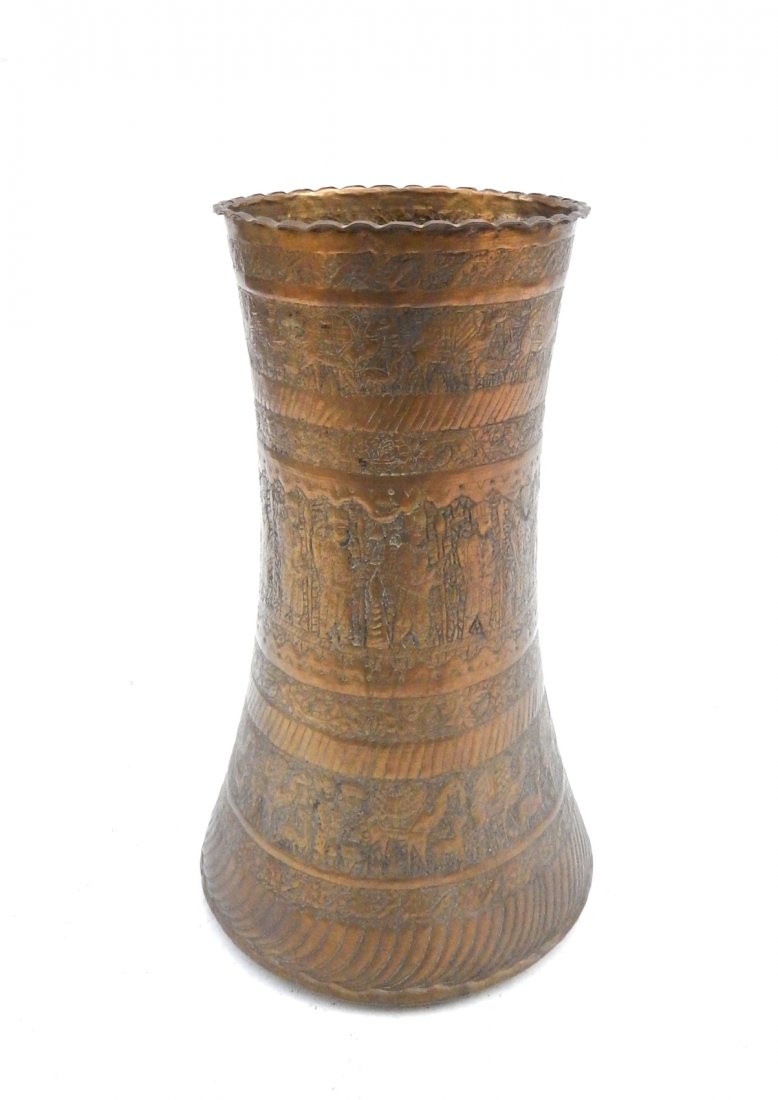 Middle Eastern Incised Umbrella Stand (1 of 8)