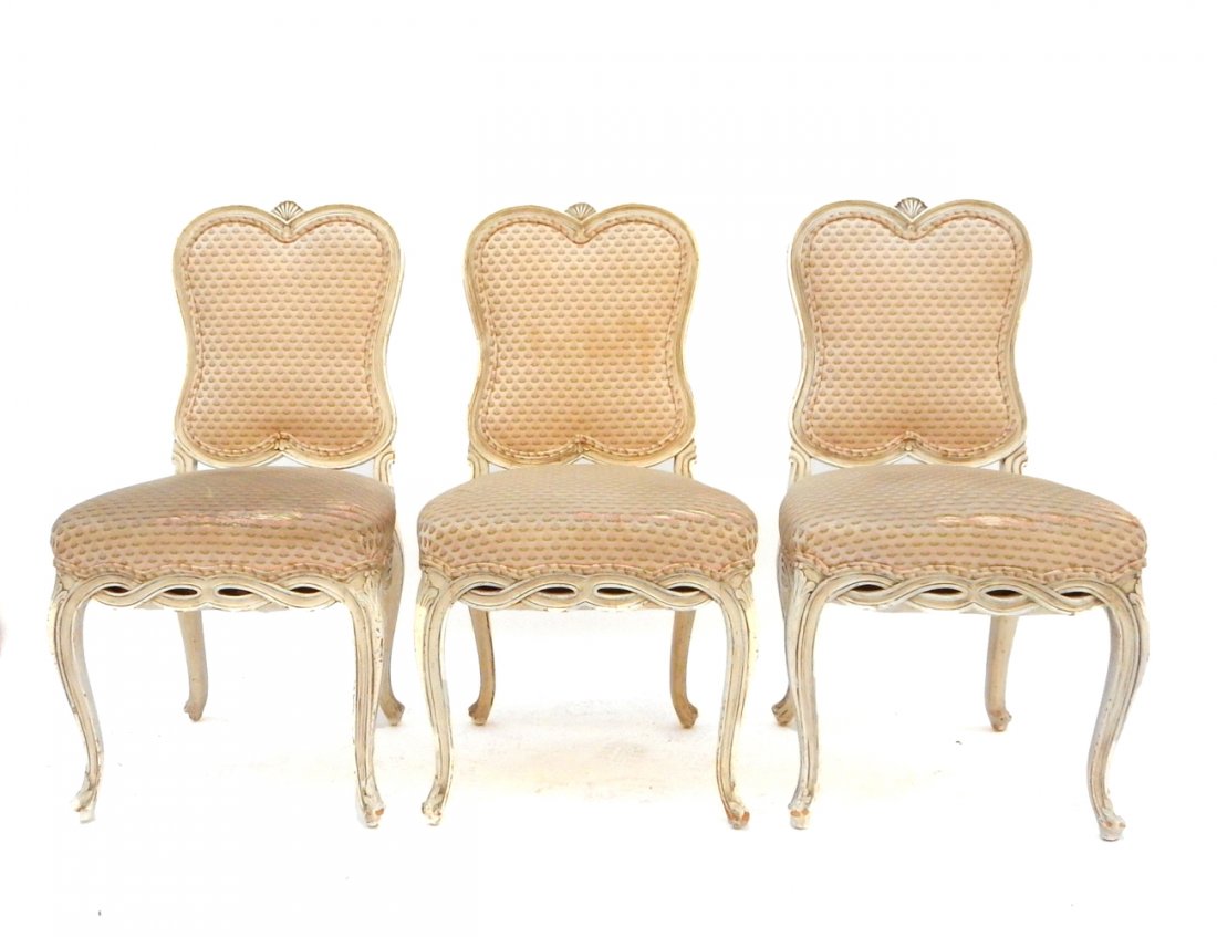 Three Painted Side Chairs (1 of 8)