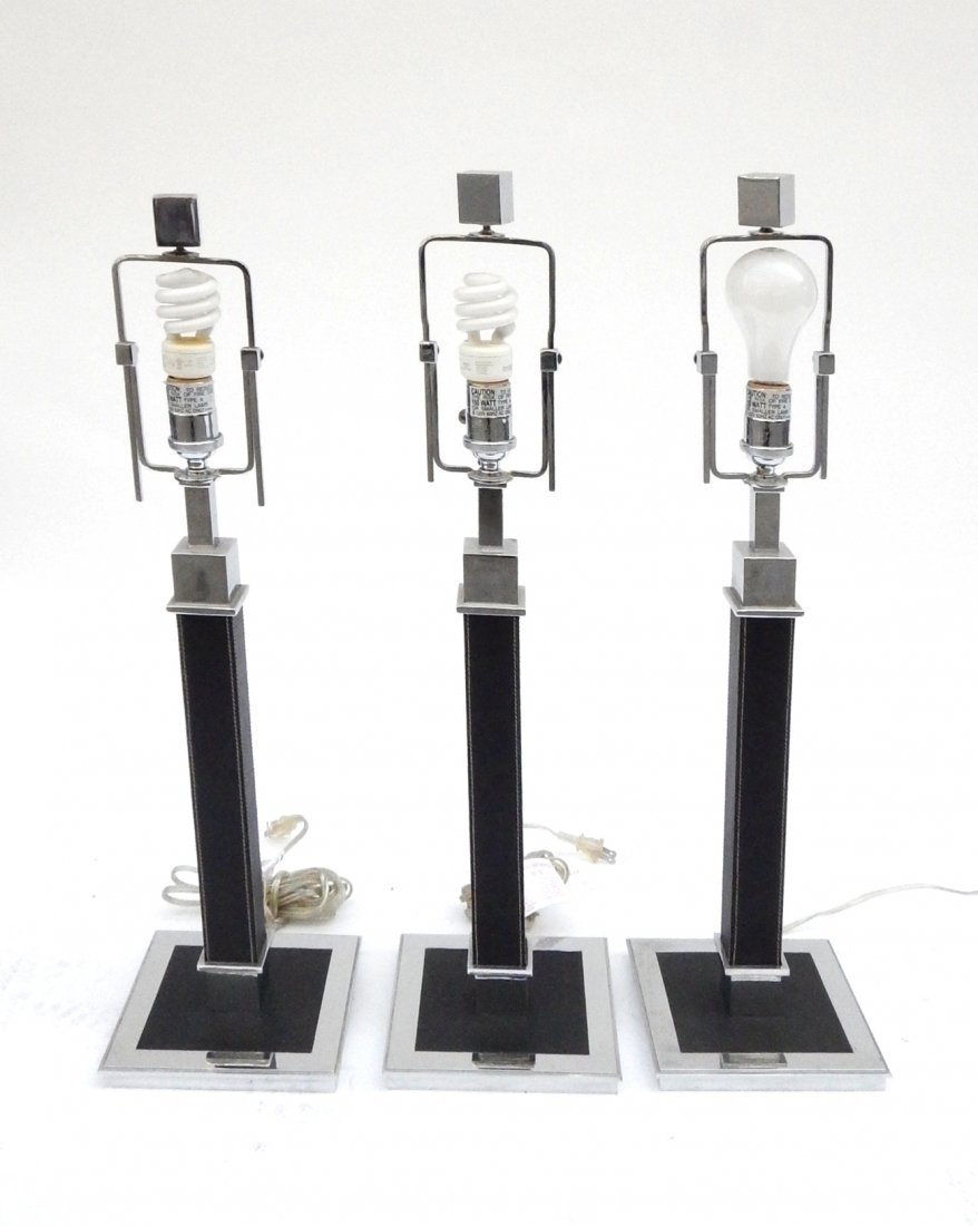Three Black Leather Lamps (1 of 5)