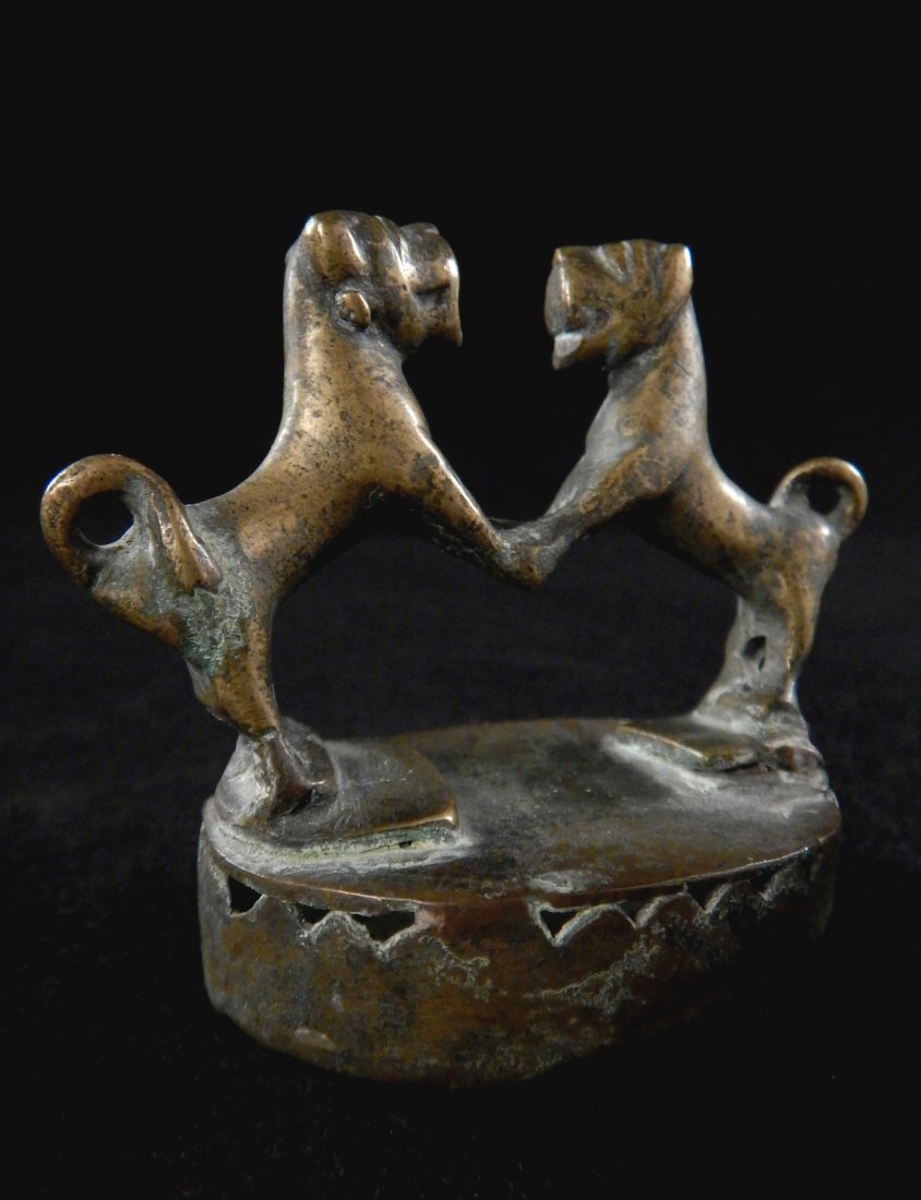 Bronze Sculpture of Two Lions (1 of 6)