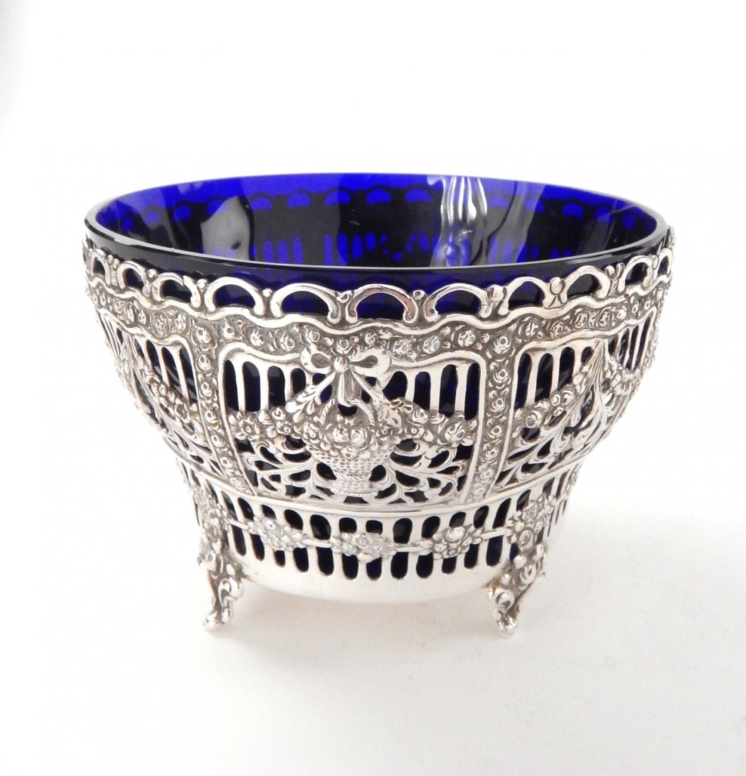 Edwardian Silver Condiment Bowl (1 of 7)