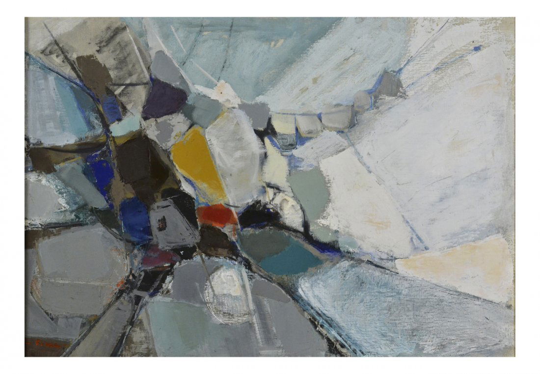 Fima, Abstract Oil on Canvas (1 of 6)