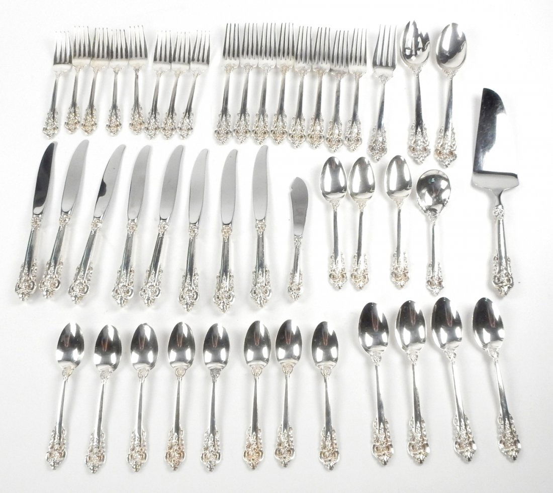 46 Pieces of Sterling Silver Flatware (1 of 8)