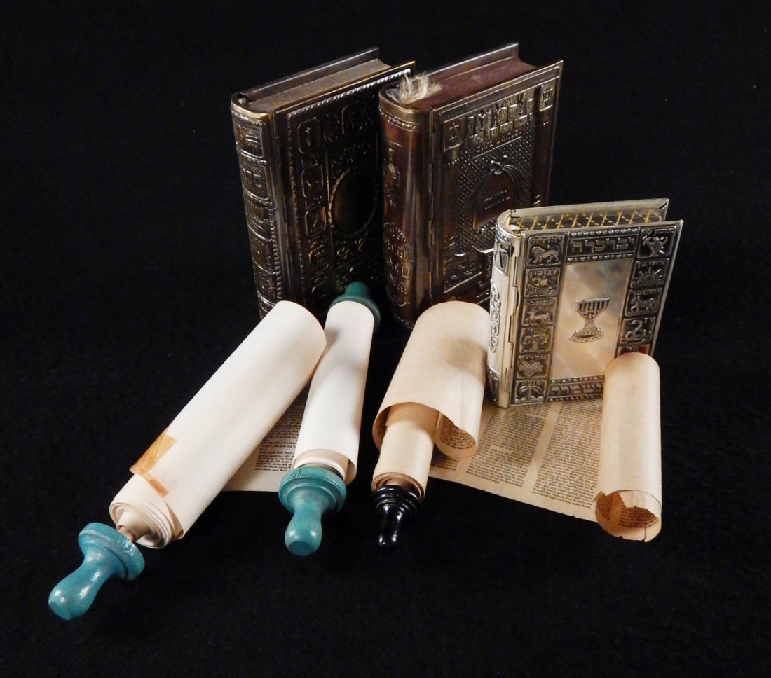Five Jewish Bibles and Scrolls (1 of 10)