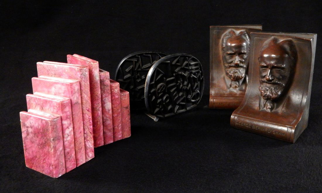 3 Pairs of Book Ends (1 of 9)