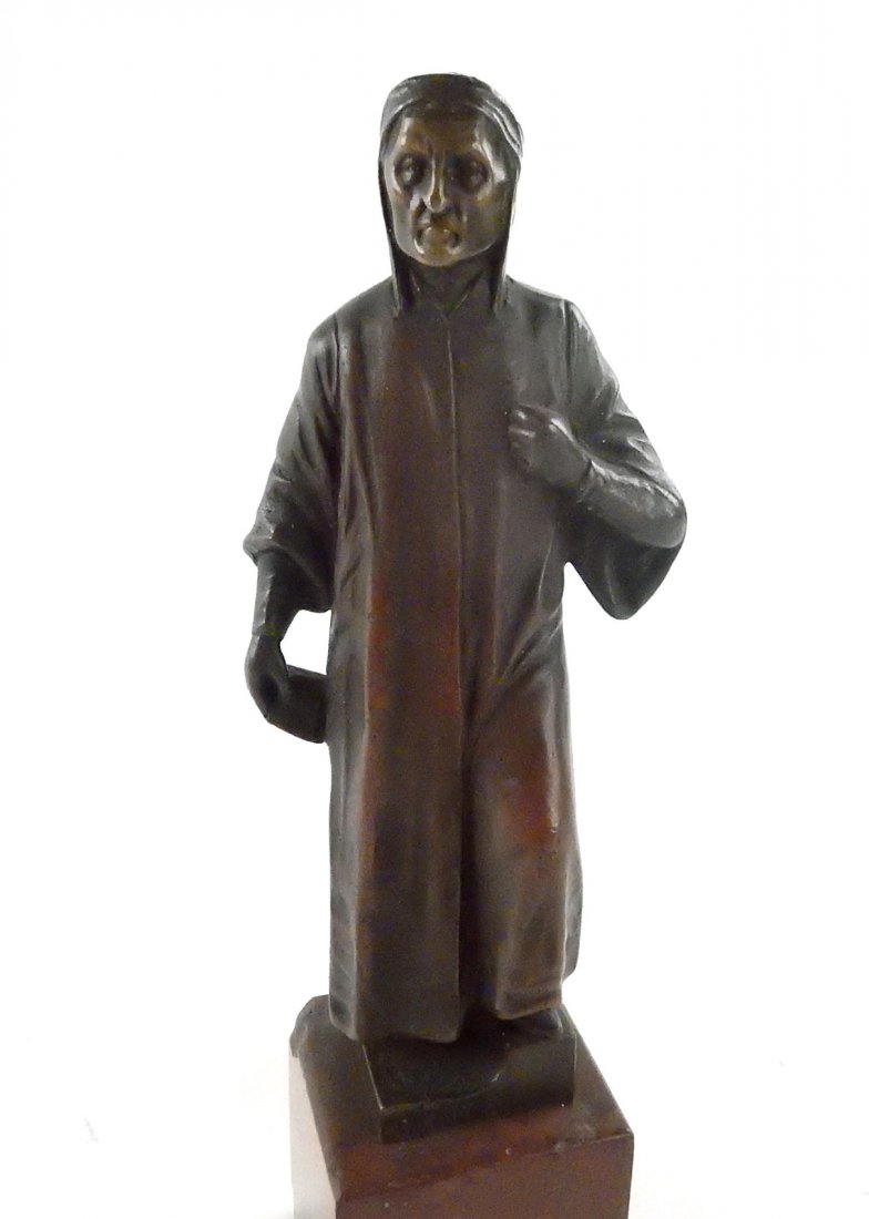 E. Beck, Bronze Figure of Dante (1 of 5)