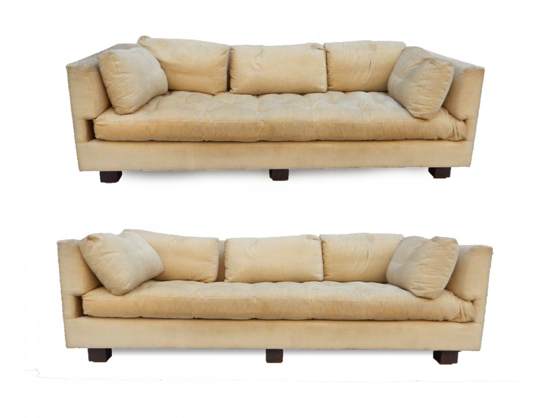 Pair of James Mont Manner Sofas (1 of 9)