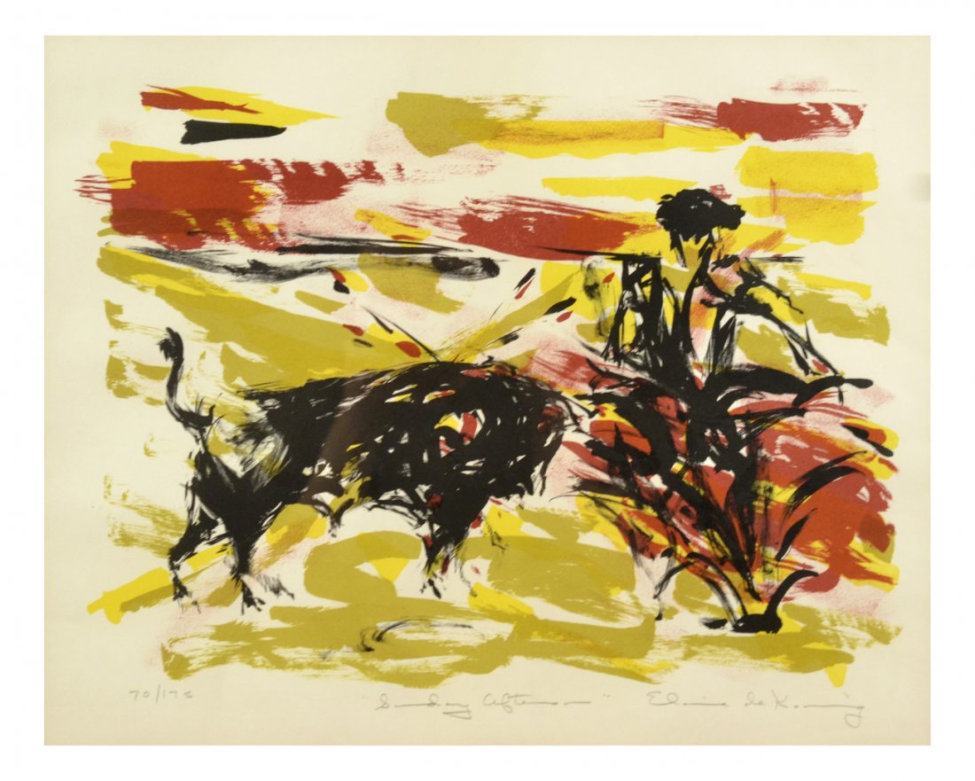 Elaine De Kooning, "Sunday Afternoon" (1 of 5)