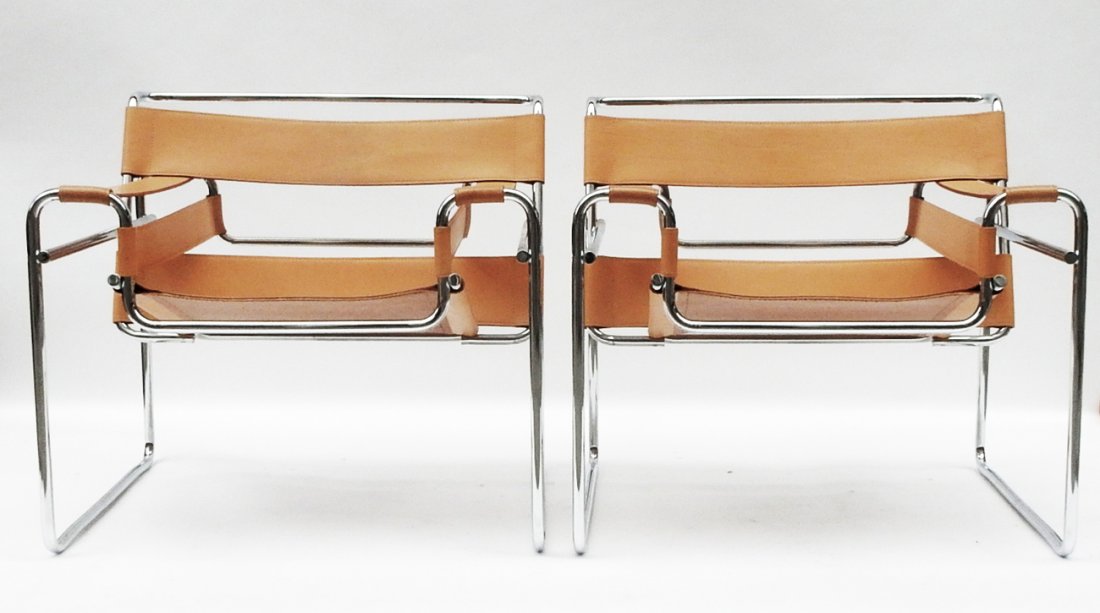 Pair Mies van der Rohe Armchairs (1 of 8)
