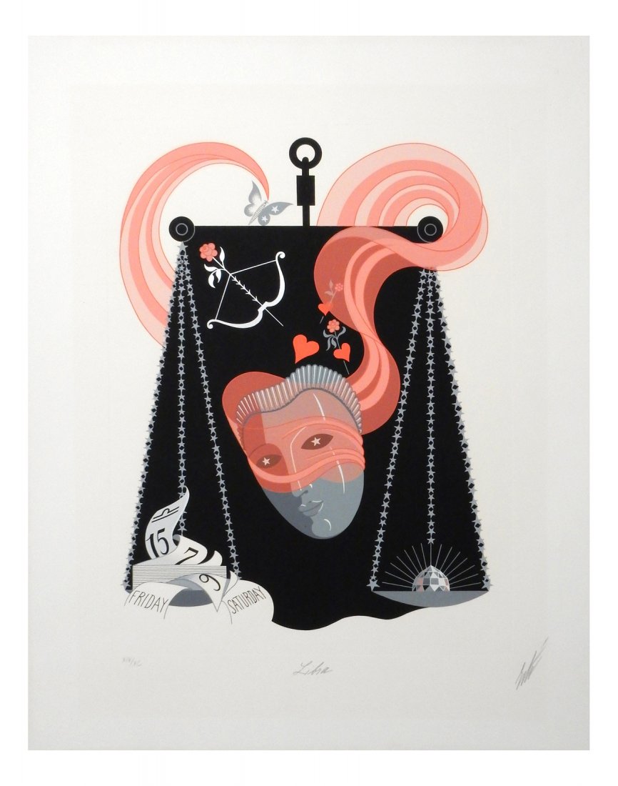 Erté (Romain de Tirtoff), "Libra" (1 of 8)