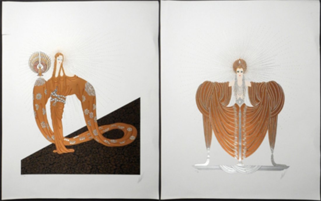 Erté, "Celestial Virtues" (1 of 10)