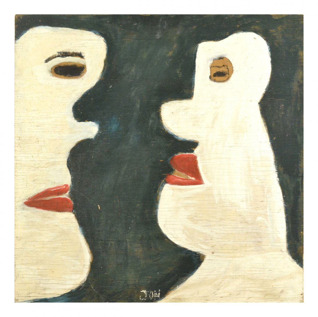 Jon Serl, "Two Women" - Painting (1 of 4)
