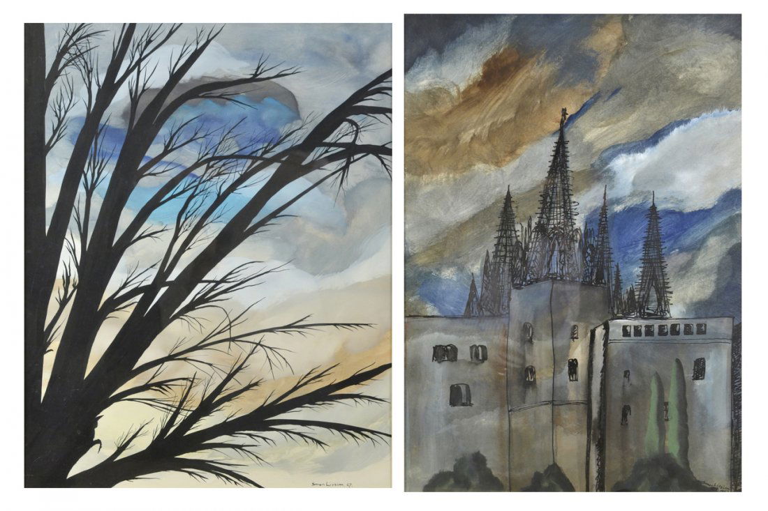 Simon Lissim, Two Landscapes (1 of 6)