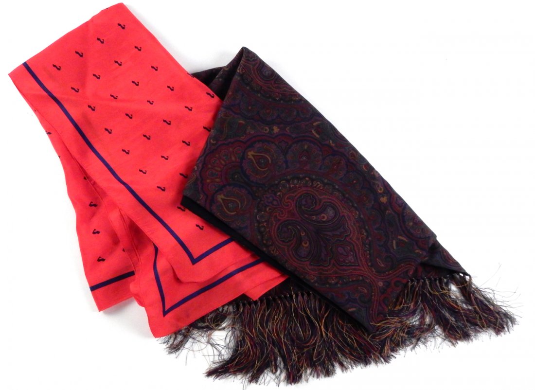 Two Silk Scarves, Paul Stuart and Other (1 of 2)