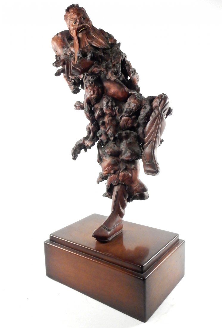 Oriental Carved Wood Figure (1 of 7)