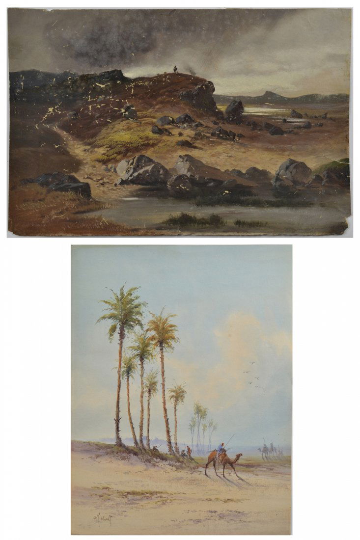 Two Signed Works on Paper (1 of 3)