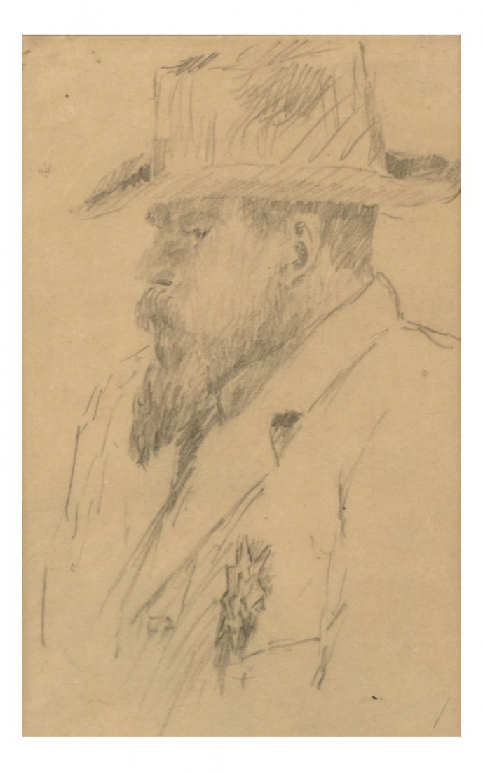 Solon Borglum, Portrait of a Man (1 of 3)