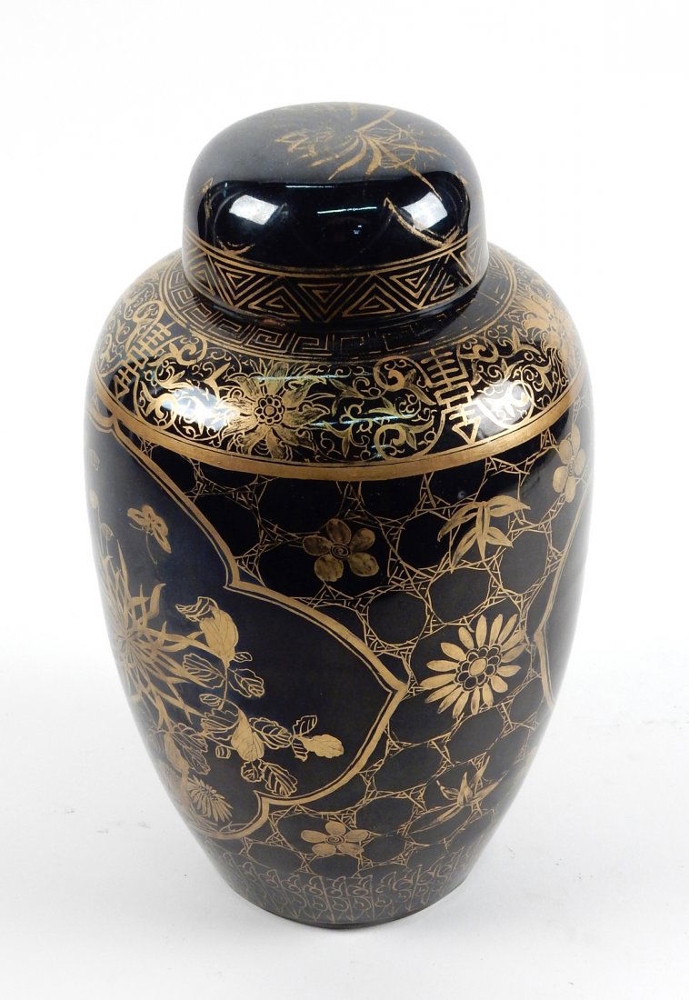 Chinese Covered Ceramic Jar (1 of 5)