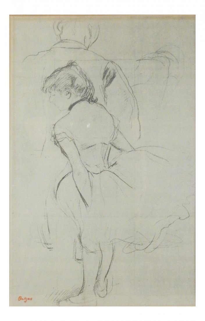 Degas, Lithograph of a Dancer (1 of 5)