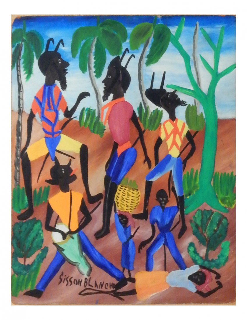 Sisson Blanchard, Haitian Scene (1 of 5)