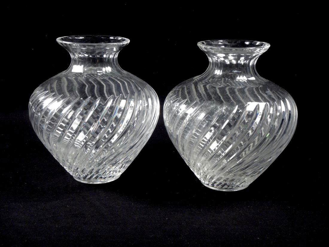 Pair of Crystal Vases (1 of 4)