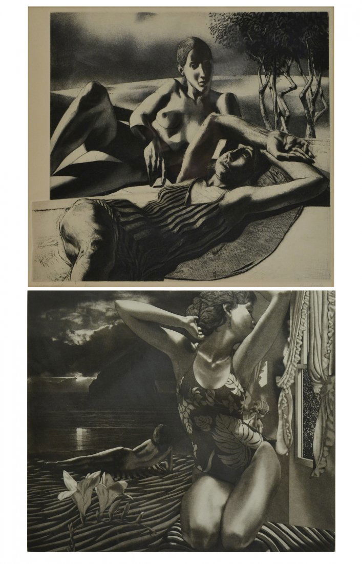 David Bumbeck, Two Signed Lithographs (1 of 6)