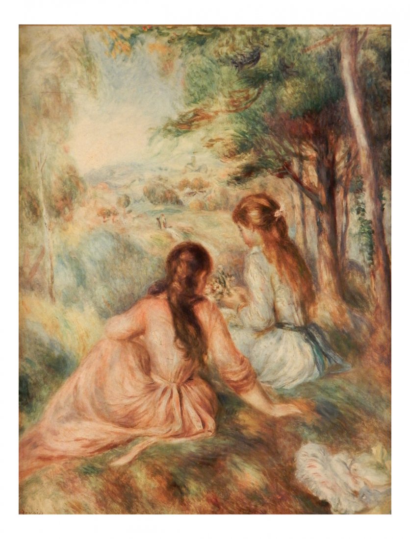 After Renoir, Two Girls - Print (1 of 7)