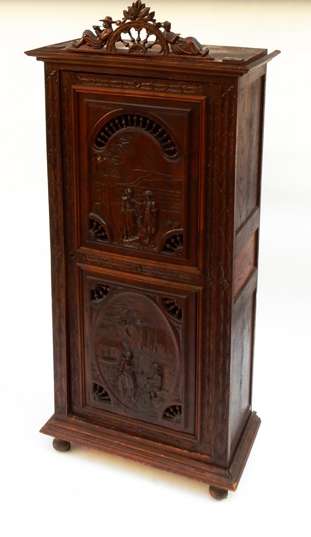 19th Century English Oak Cabinet (1 of 7)