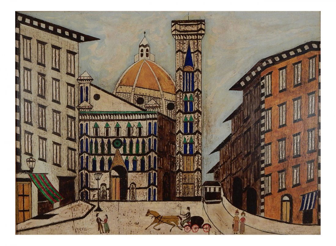 A. Tamburini, Il Duomo - Oil on Wood (1 of 6)