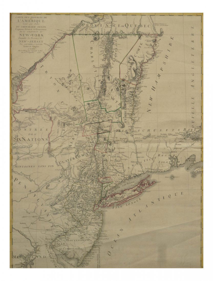 Sauthier and Ratzer, "Carte des ..." (1 of 4)