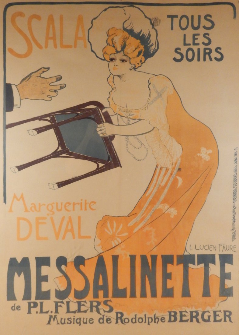Lucien Faure, "Messalinette" Poster (1 of 6)