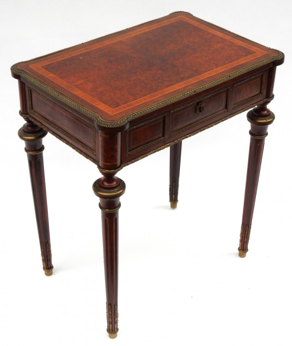 Antique French Inlaid Table (1 of 10)