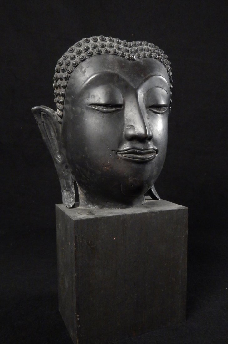 Asian Bronze, Face of Buddha (1 of 8)