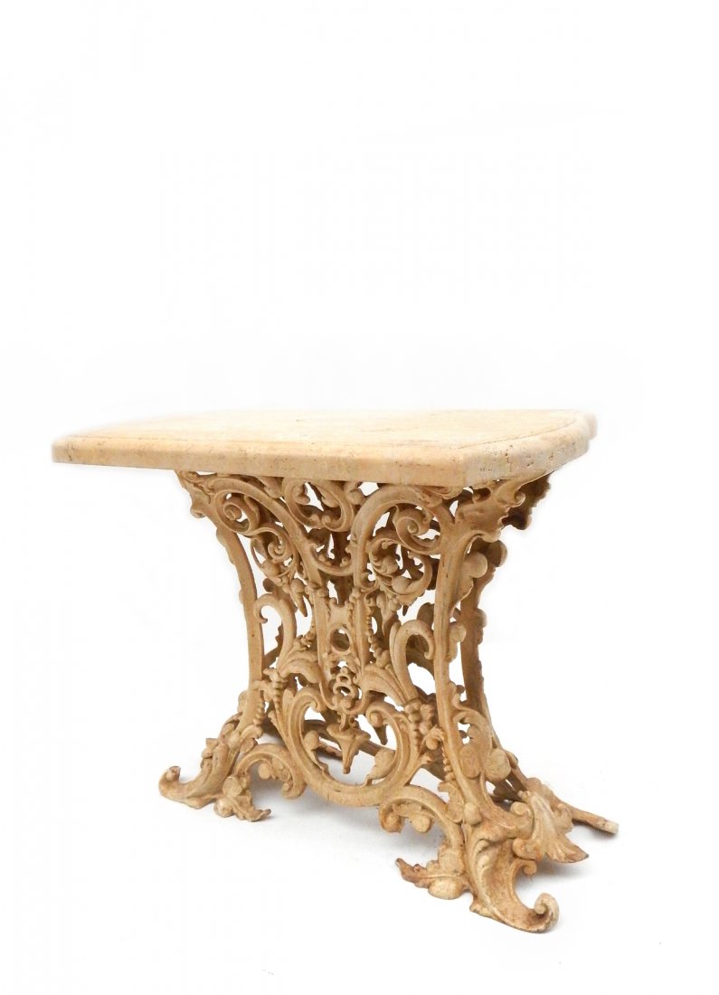 Ornate Beaux Arts Iron Table (1 of 5)