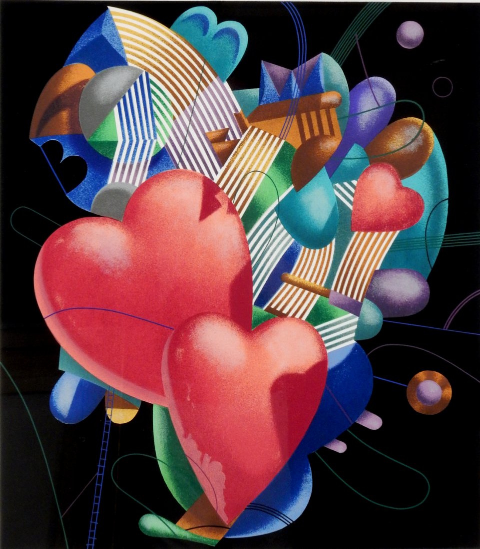 Yankel Ginsburg, "Three Harts [sic]" (1 of 6)