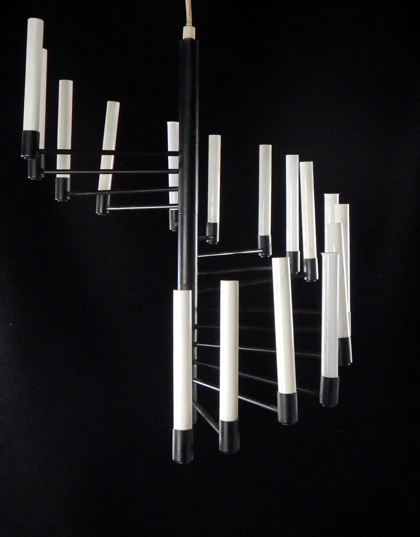 1970's "Spiral Staircase" Chandelier (1 of 10)