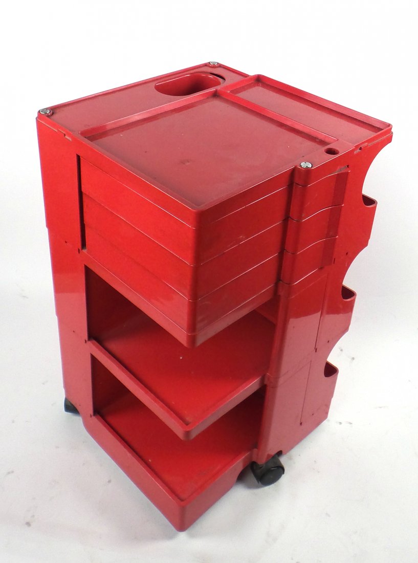 Joe Columbo, Red Designer's Cart (1 of 8)