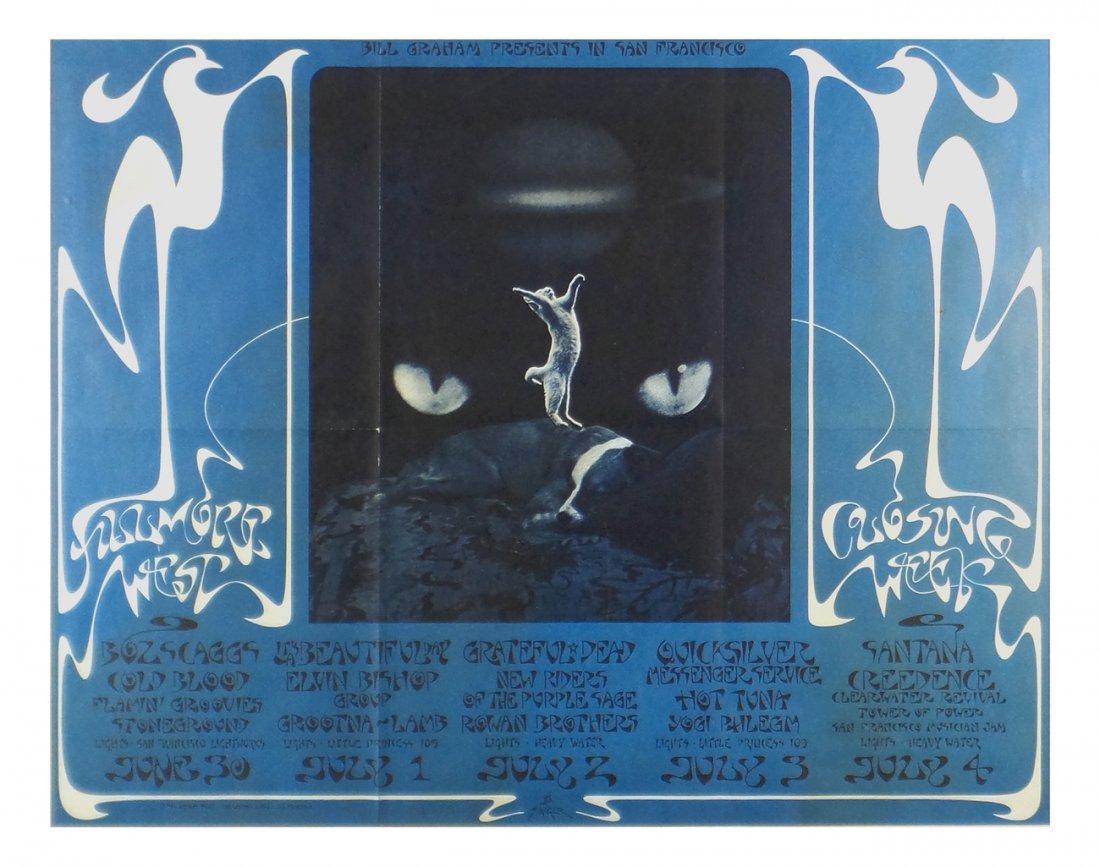 David Singer Fillmore West Poster (1 of 5)