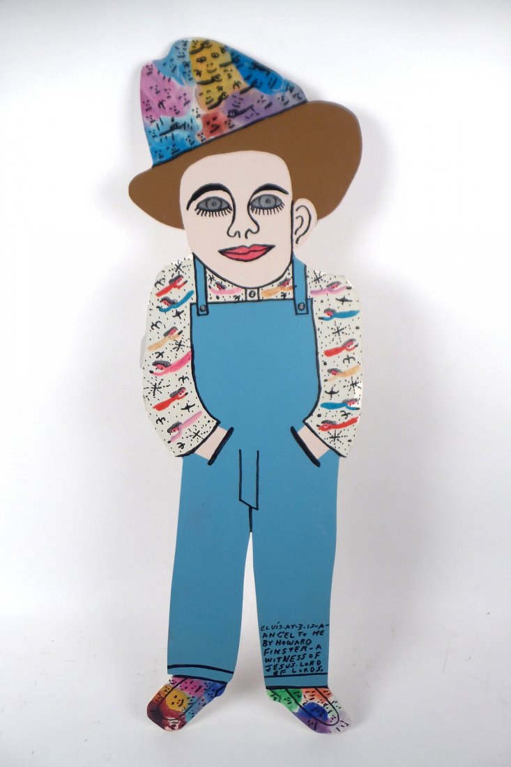 Howard Finster, Painted Wood Cut-Out (1 of 5)