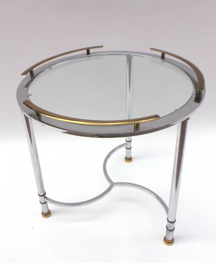 Chrome and Glass Side Table (1 of 6)
