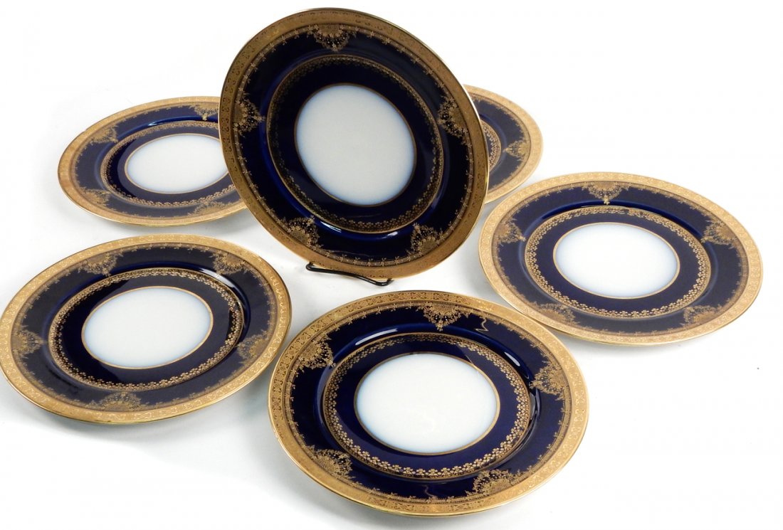 Set of 6 Limoges Dinner Plates (1 of 5)