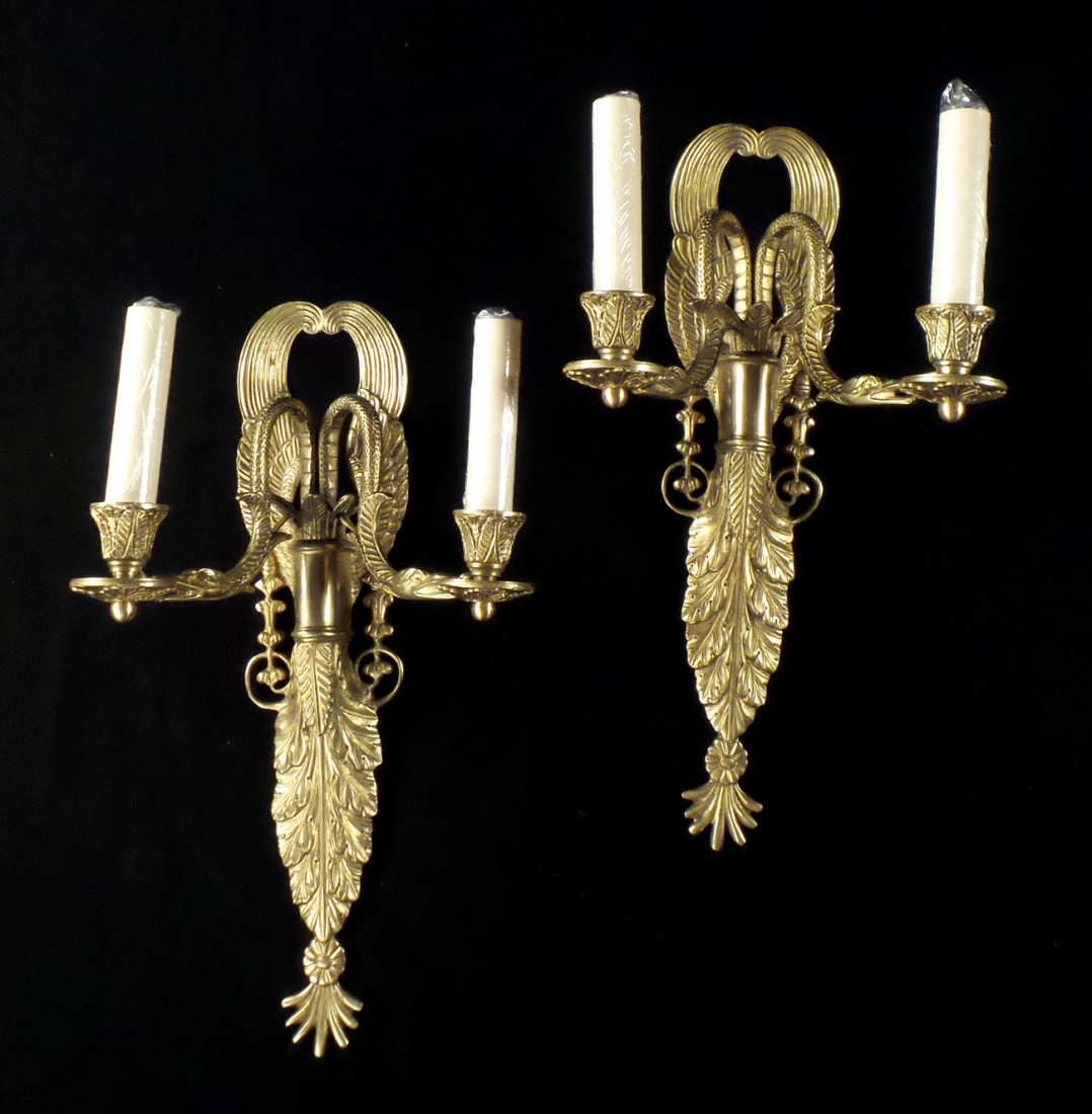 Pair of Swan Form Sconces (1 of 10)