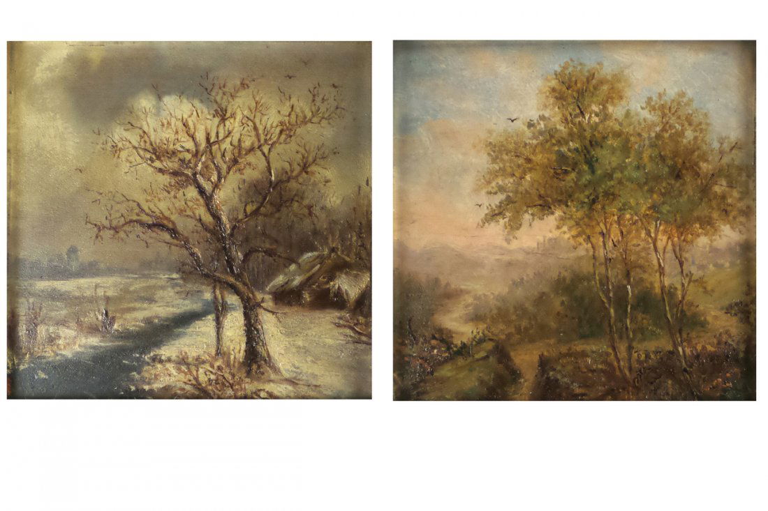 Pair of Oil on Panels - Landscapes (1 of 6)