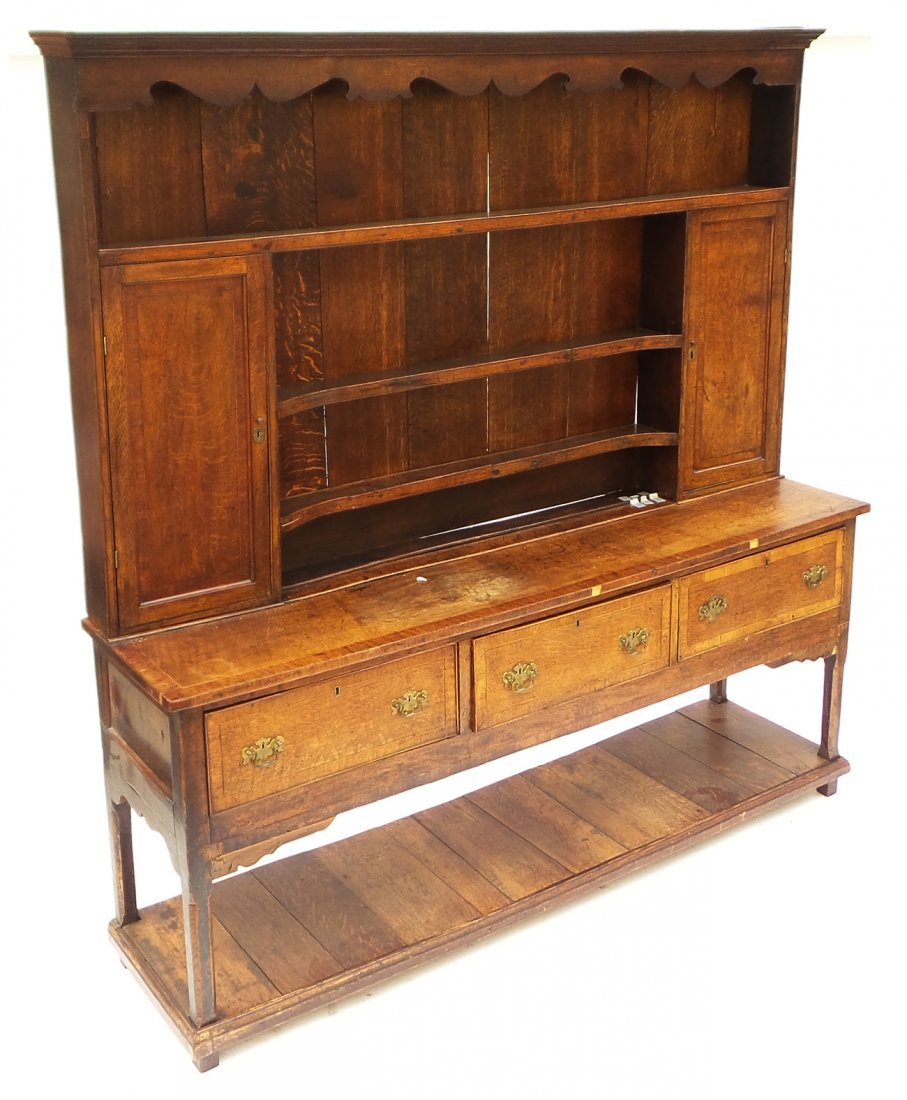 Antique Continental Two Part Cupboard (1 of 10)