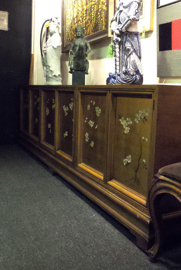 Modern Floral Decorated Sideboard (1 of 10)