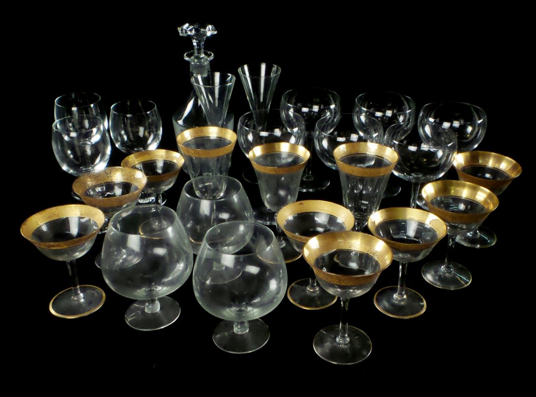 Baccarat Decanter and Asst Stemware (1 of 10)