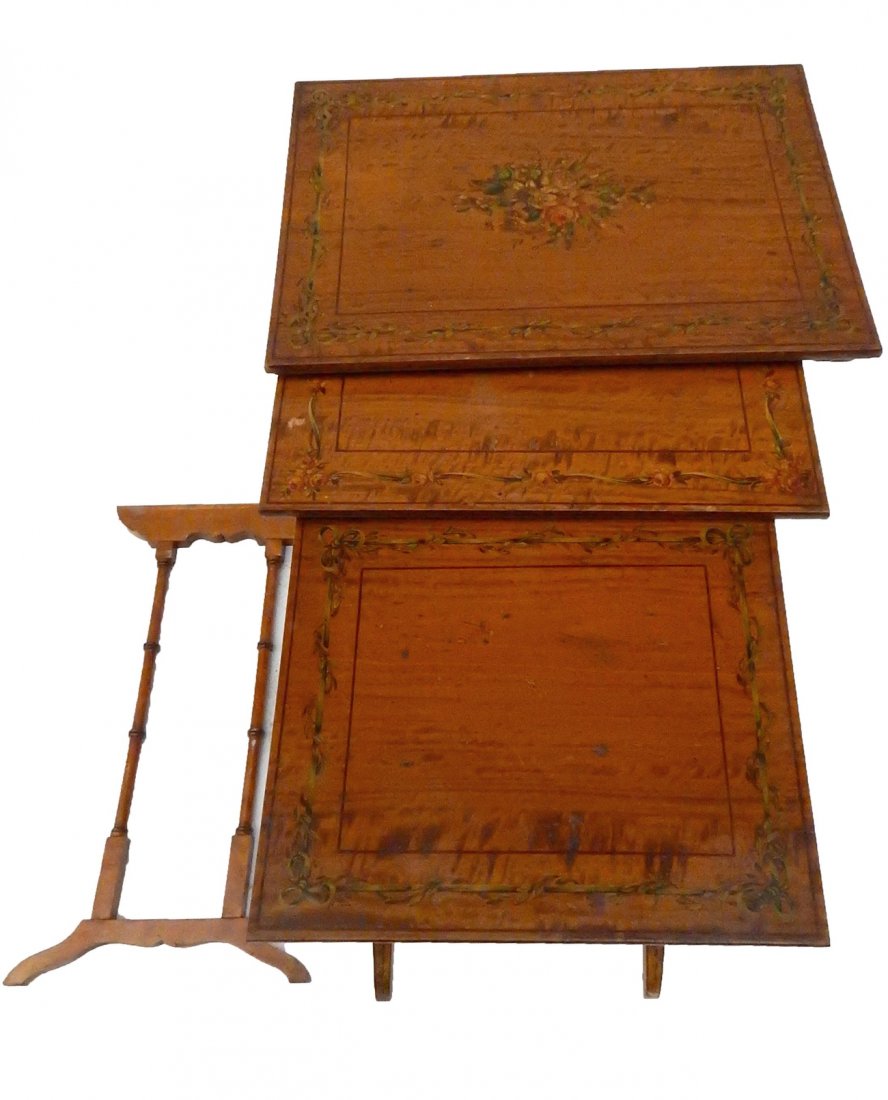 Edwardian-Style 3-Tier Nesting Tables (1 of 4)