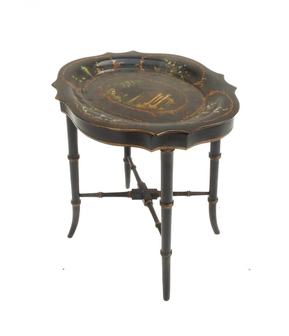 Salesman's Sample Tray-Top Side Table (1 of 10)