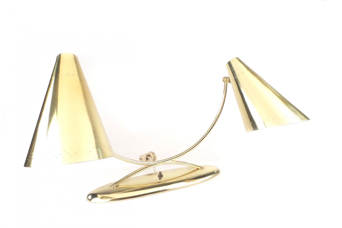Mid-Century Modern Brass Sconce (1 of 10)